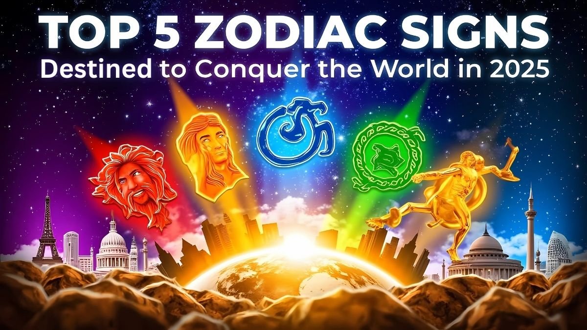 Top 5 Zodiac Signs Destined to Conquer the World in 2025