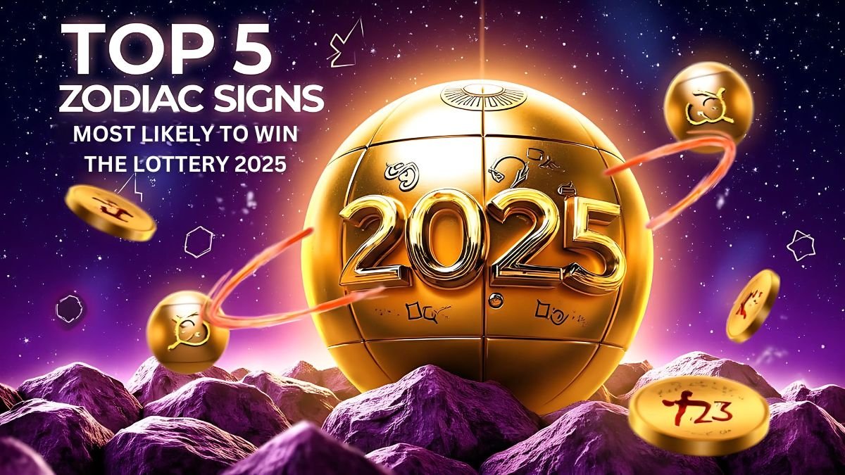 Top 5 Zodiac Signs Most Likely To Win the Lottery 2025